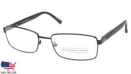 New Christopher Maxx Blue Myrtle Matte Black Eyeglasses Glasses 54-17-140 B32mm - £78.70 GBP