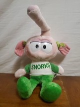 The Snorks Casey Kelp 18&quot; Bendable Stuffed Plush Toy Applause Vintage 1983 - $9.46