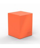 3 Ultimate Guard Solid Neon Orange Boulder 100+ Deck Boxes - $61.73