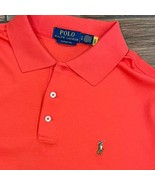 Polo Ralph Lauren $110 Classic Fit Performance Polo Shirt Large Orange Red - £32.87 GBP