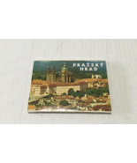 Vintage travel souvenir fold out accordion pictures Prazsky Hrad Prague ... - $19.75