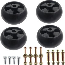 4Pack Mower Deck Wheels Compatible with Cub Cadet 75304856A 73404039 734... - £37.34 GBP