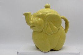 Shawnee Pottery Yellow Elephant Teapot Vintage Displayed Only 32 ounces - £59.77 GBP