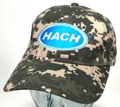 Vtg HACH Co. Hat-Digital Camo-Water Quality Testing Instruments-Hook &amp; L... - £13.45 GBP