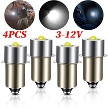 4Pcs P13.5S 3-12V Led Flashlight Bulbs Upgrade Work Lamps For Maglite Ce... - £18.21 GBP