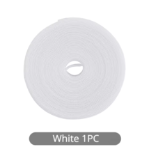 Fastener Cable Organizer For Computers, Telephone Wires, White Color 3 M... - $214.92 MXN