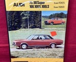 Audi 75.90 Super From 1965 100.100S. 100LS From 1968 Intereurope Worksho... - $17.81