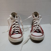 Converse Chuck Taylor All Star High Tops American Flag Theme Size Junior 2 - £13.12 GBP