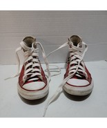 Converse Chuck Taylor All Star High Tops American Flag Theme Size Junior 2 - $319.13 MXN