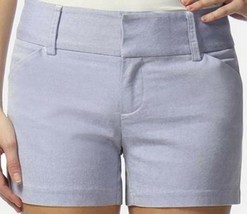Daisy Fuentes Womens GetAway Get Away City Blue Dyed Yarn Shorts 4 6 - £19.51 GBP