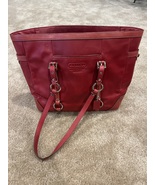 Vintage Red Coach Tote Hand Bag - Leatherware est. 1841  - $200.00