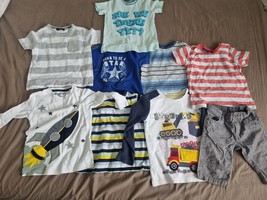 Boys Summer Bundle 3-4 Years Next Short T-shirt and Long Sleeved Nursery - $18.77