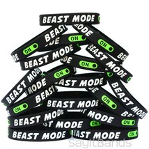 20 BEAST MODE Wristbands - Motivational Wristbands - High Quality Workou... - $19.68
