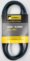 Sunbelt Lawn Mower Belt 4L850K A83K 1/2 X 85&quot; Fractional Replacement Ara... - £9.43 GBP