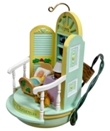 Hallmark BABY&#39;S FIRST CHRISTMAS (Light &amp; Music) 1993 Ornament QLX736-5 - $13.45
