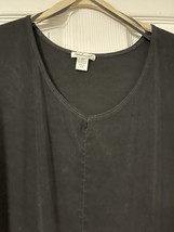 Bechamel Women’s Top Size 3X Black Stretchy - $9.95