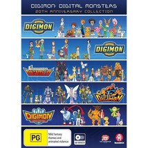 Digimon Digital Monsters: Seasons 1-5 DVD | 40 Discs | Region 4 - £102.75 GBP