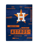 Houston Astros Plush 60&quot; by 80&quot; Twin Size Digitize Raschel Blanket - MLB - £37.93 GBP