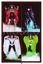 KISS Dynasty Era 24 x 35 &quot;SUPER HEROES&quot; Custom Poster - Gene Paul Ace Peter - $45.00