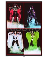 KISS Dynasty Era 24 x 35 &quot;SUPER HEROES&quot; Custom Poster - Gene Paul Ace Peter - $61.54 CAD