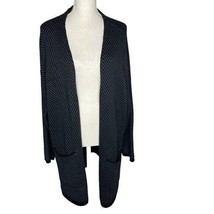 J. Jill Sweater Coat Open Front Cardigan Medium - £34.68 GBP