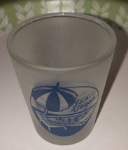 Las Vegas, Nevada “Beach Chair &amp; Pool” Theme Frosted Souvenir Shot Glass - £3.89 GBP