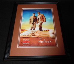 Nip Tuck 2007 FX Framed 11x14 ORIGINAL Advertisement Julian McMahon - £27.65 GBP
