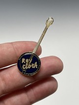 Vintage 1980&#39;s Roy Clark Lapel Pin Banjo Collectible Enamel Music Souvenir - £14.23 GBP