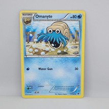 Pokemon Omanyte XY Fates Collide 17/124 Uncommon Restored Water TCG Card - £0.77 GBP