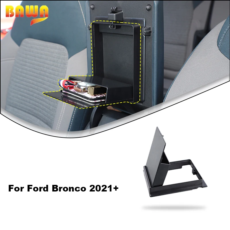 BAWA Multi-function Car Armrest Box Storage Box for Ford Bronco 2021 2022 2023 - $44.78