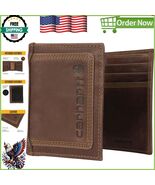 Triple-Stitched Men&#39;s Leather Wallet with Removable Passcase - Versatile... - $1,585.22 MXN