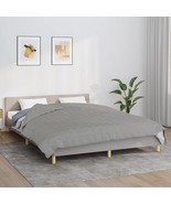  Weighted Blanket Grey Cotton 78.7 x 78.7 in Weighted Blanket - $136.49