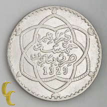 1911 Maroc 5 Dirhams (1/2 Rial) - £82.79 GBP