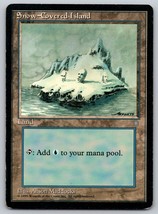 MTG Snow Covered Island  Ice Age Magic Card - £3.51 GBP