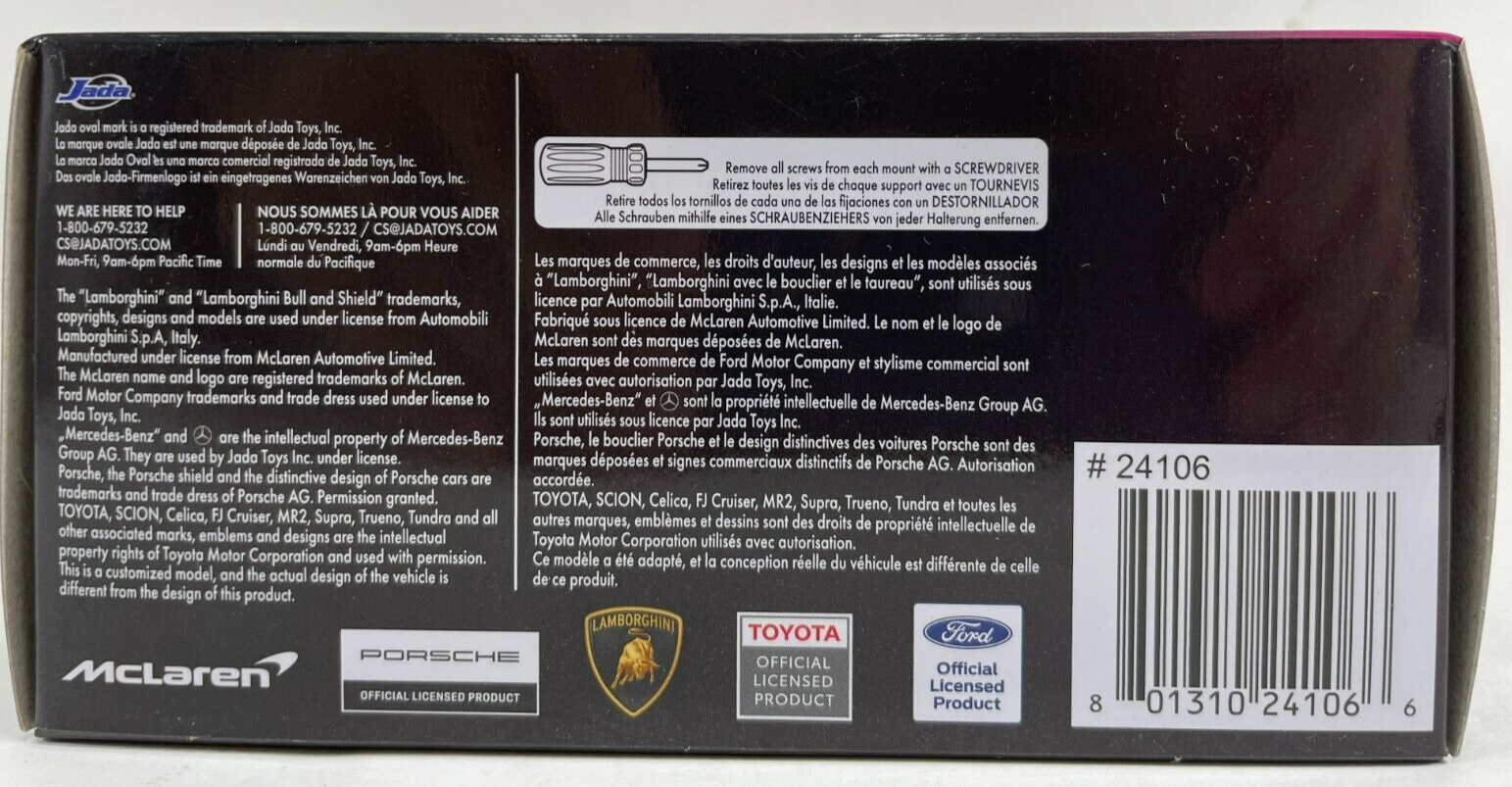 Jada - 24106 - Pink Slips Lamborghini Huracรกn Performante - Scale 1:32 - Pink Item image 3