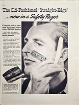 Durham Duplex Old fashion straight edge safety razor-1937 Vintage Print Ad - $11.73