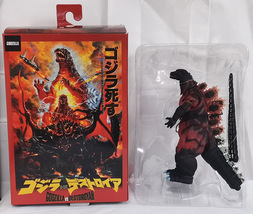 NECA Godzilla 1995 Burning Godzilla 6.5&quot; Action Figure Model Doll Toys Gift - £33.48 GBP