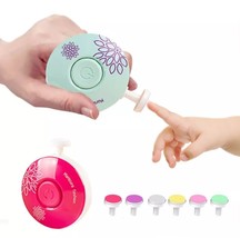 Cortauñas eléctrico para bebé, herramienta pulidora de uñas para niño, t... - $17.65