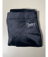 Juicy Couture Mean Girls Classic Velour Pant  Women’s L Black - $368.34 MXN