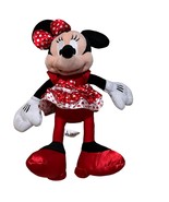 11&quot; Red Tutu Minnie Mouse Red Polka Dot Dress Disney Parks NWT Plush Toy - £11.23 GBP