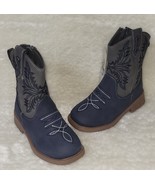 Cowboy Boots Square Toe TODDLER SIZE 7 Faux Leather By Pawz Stepping Sto... - €13,53 EUR
