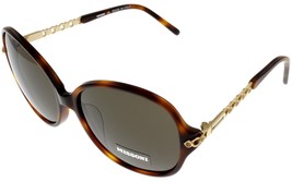 Missoni Sunglasses Women Brown Gold Topaz Swarovski Rectangular MI680 03 - £66.52 GBP