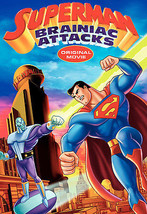 Superman Braniac Attacks DVD 2006 Original Movie Animated Series DC Comics - £5.41 GBP