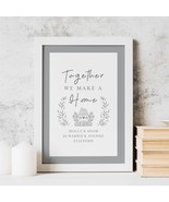 New Home Gift, Personalised Housewarming Gift, Together We Make A Home, ... - £15.21 GBP