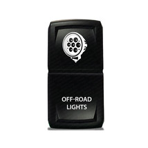 CH4x4 Rocker Switch V2  Off-Road Ligths Symbol - Vertical - White LED - £13.44 GBP
