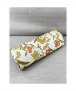 Card Bridge Table Cover Quilted Vinyl Beige Orange Yellow 51x54 Vtg Clot... - $36.50 CAD