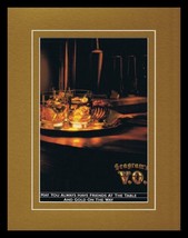 1990 Seagram&#39;s VO 11x14 Framed ORIGINAL Vintage Advertisement - $34.64