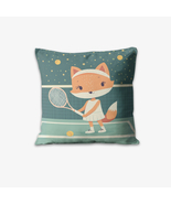 Flora the Forehand Fox Pillow by Dancing Littles Jungle - $870.29 MXN+