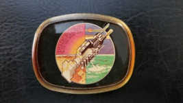 Pink Floyd - 1976 Vintage Pacifica &quot;Wish You Were Here&quot; Mint Minus Belt Buckle ! - £139.56 GBP
