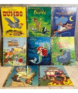 Vintage lot of 8 A Little Golden Book Walt Disney Movies &amp; TV 1967-1992 - £15.23 GBP